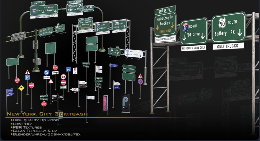 Highway aur road signs